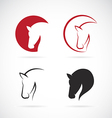 images of horse design vector image