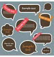 speech bubbles vector image vector image