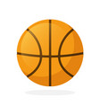 basketball ball vector image vector image