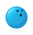 bowling ball vector image vector image