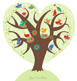 tree of love vector image vector image