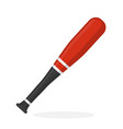 aluminum baseball bat vector image vector image