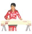 girl vector image