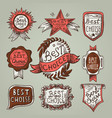 best choice labels vector image