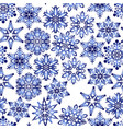 christmas and happy new year seamless pattern vector image
