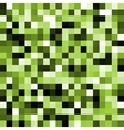 abstract green pixel background vector image