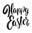 happy easter lettering phrase design element vector image vector image