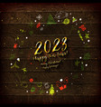 pine new years wreaths made of branches vector image vector image