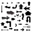 set of arrows vector image
