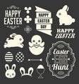 easter design elements include headline vector image