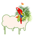 summer tropical background vector image
