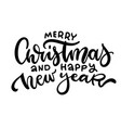 merry christmas and happy new year - 2022 script vector image