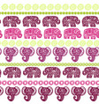 beautiful seamless pattern indian elephant vector image vector image