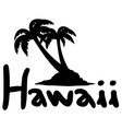 hawaii symbol vector image