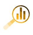 analytics icon vector image