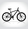 mountain bike icon vector image vector image
