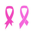 pink ribbon vector image
