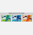 poster flyer pamphlet vector image
