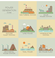 power generation vector image vector image