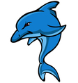 Angry Dolphin Cartoon Royalty Free Vector Image