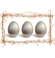 decorative frame vector image vector image