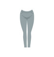 grey female leggins fashion women clothes vector image