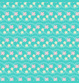 simple seamless floral pattern in bright vector image vector image