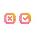 yes no icon ready to use vector image vector image