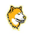 japanese akita inu dog mascot vector image vector image