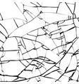 broken glass texture cracked mirror pattern vector image vector image