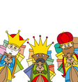 letter to the three kings vector image