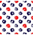 navy blue red and white grunge circle brush vector image vector image