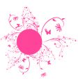 floral frame vector image