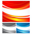 abstract wavy background vector image vector image