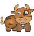 Cartoon cow with newborn calf Royalty Free Vector Image