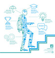 elements are small icons with infographic vector image