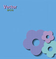 abstract colorful background with flowers vector image vector image