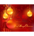 christmas bokeh background vector image vector image