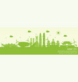 green city shenzhen china vector image vector image