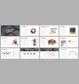 business presentation templates vector image vector image