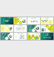 business presentation templates vector image vector image