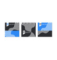 a set music covers with abstract elements vector image