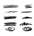 doodle sketch style of sketchy pen and scribble vector image