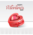 happy valentines day vector image vector image