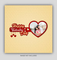 happy valentines day vector image vector image