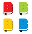 letter b vector image vector image