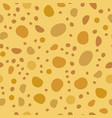 cheese seamless pattern yellow food background vector image