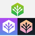 modern simple tree design clipart symbol logo vector image