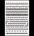 a large set of text dividers vector image