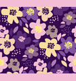 luxury floral seamless pattern vector image vector image